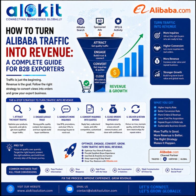 How to Turn Alibaba Traffic Into Revenue: A Complete Guide for B2B Exporters